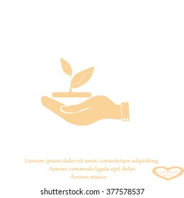 hand of environmental protection