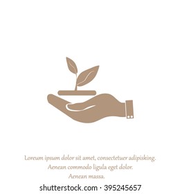 hand of environmental protection