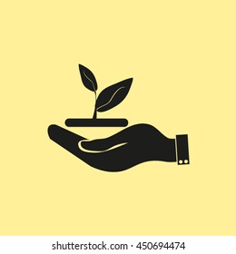 hand of environmental protection
