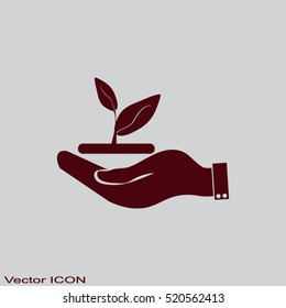 hand of environmental protection