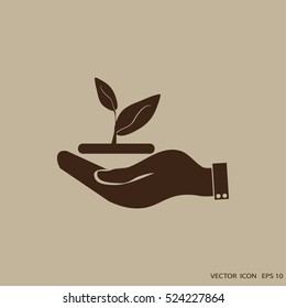 hand of environmental protection
