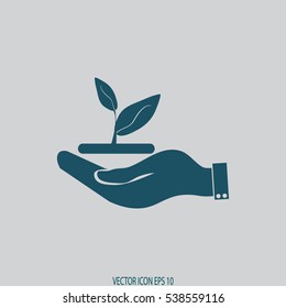 hand of environmental protection