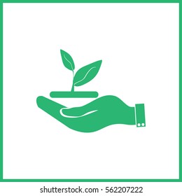 hand of environmental protection