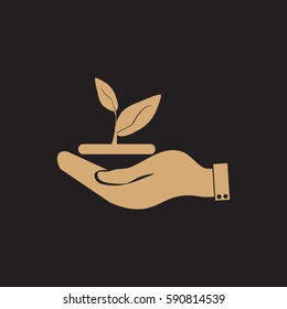 hand of environmental protection