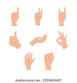 Hand Expression Logo Vector Template Design Illustration