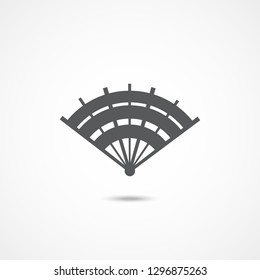 Hand fan icon