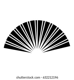 hand fan icon