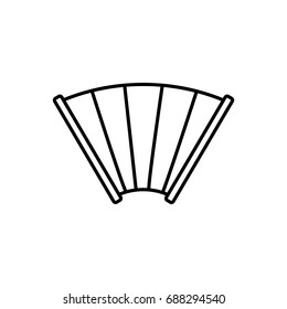 hand fan icon 