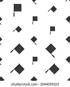 Hand Fan Icon Seamless Pattern, Handheld Fan Icon, Traditional Back And Forth Waving Fan Vector Art Illustration