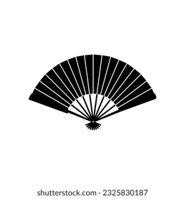 Hand fan icon vector. Fan illustration sign. Hot symbol or logo.