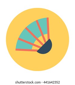 Hand Fan Vector Icon