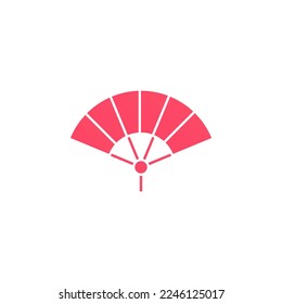 hand fan vector for website symbol icon presentation