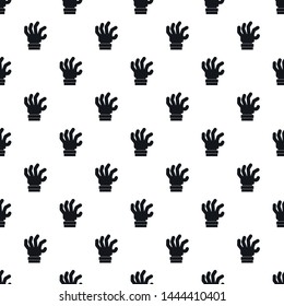 Hand fear pattern seamless vector repeat geometric for any web design