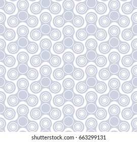 Hand fidget spinner toys seamless pattern. Stress and anxiety relief devices. Monochrome background.