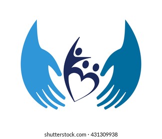 hand figure silhouette image vector icon logo