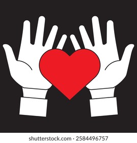 Hand or finger heart icon. Love sign. I love you hand gesture. Variety design icon, with love icon vector illustration.