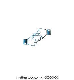 the hand, finger, icon