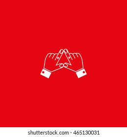 the hand, finger, icon