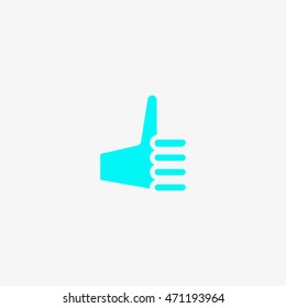 the hand, finger, icon