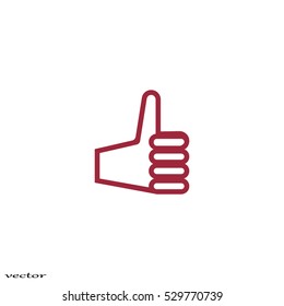 the hand, finger, icon