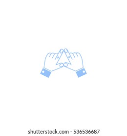 the hand, finger, icon