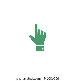 the hand, finger, icon
