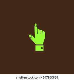 the hand, finger, icon