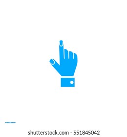 the hand, finger, icon