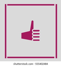 the hand, finger, icon