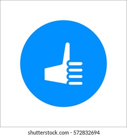 the hand, finger, icon