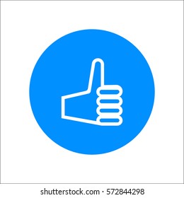 the hand, finger, icon