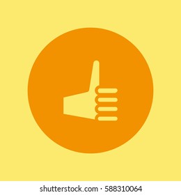 the hand, finger, icon