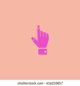 the hand, finger, icon