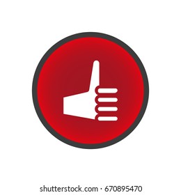 the hand, finger, icon