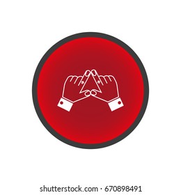 the hand, finger, icon