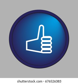 the hand, finger, icon