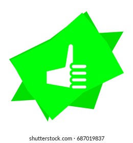 the hand, finger, icon