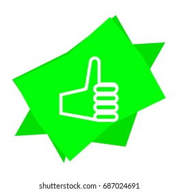 the hand, finger, icon