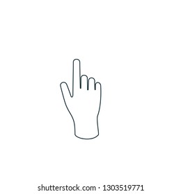 Hand Finger Icon Cursor Symbol 