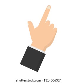 hand finger pointing up
