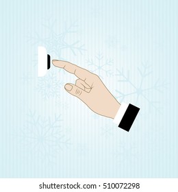 Hand finger, pressing , pointing hand, icon