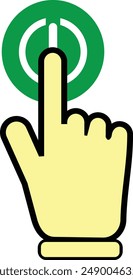 Hand Finger Touch, Swipe, Click, Press and Tap icon