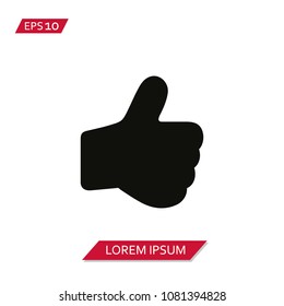 Hand finger vector icon