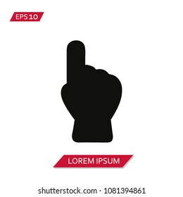Hand finger vector icon