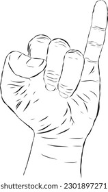 Hand Finger Vector Logo Symbol Promise 