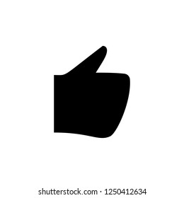 Hand, fingers, gesture,  like icon. Element of hand icon for mobile concept and web apps. Detailed Hand, fingers, gesture,  like icon can be used for web and mobile on white background