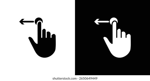 Hand, fingers, gesture, swipe, rotate icon