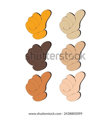 Hand with Fingers Splayed Gesture Icon. Raised hand emoji. Folded Hands sign, All skin tone gesture emoji