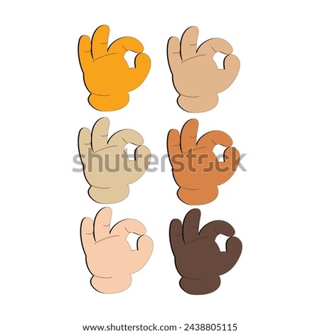 Hand with Fingers Splayed Gesture Icon. Raised hand emoji. Folded Hands sign, All skin tone gesture emoji