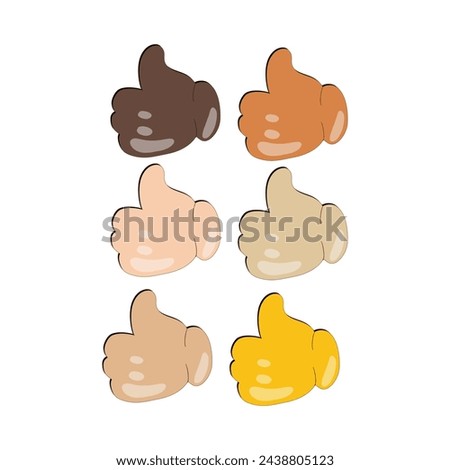 Hand with Fingers Splayed Gesture Icon. Raised hand emoji. Folded Hands sign, All skin tone gesture emoji